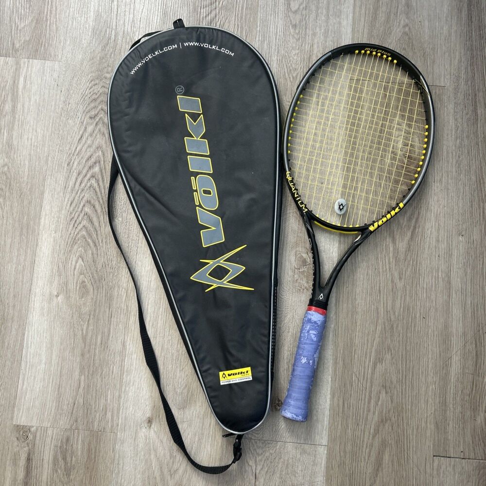 Volkl Quantum V1 Titanium Lite Carbon Midplus 102 Grip Size 4 5/8 Tennis Racquet